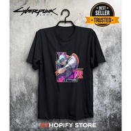 Cyberpunk 2077 Cotton T-shirt for men and women (Unisex) DTF print