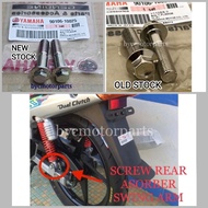 YAMAHA Y110 SS2 SRX SPORT2 REAR ASORBER SWING ARM SCREW CHROME SET 2PCS ORIGINAL THAI YAMAHA ABSORBE