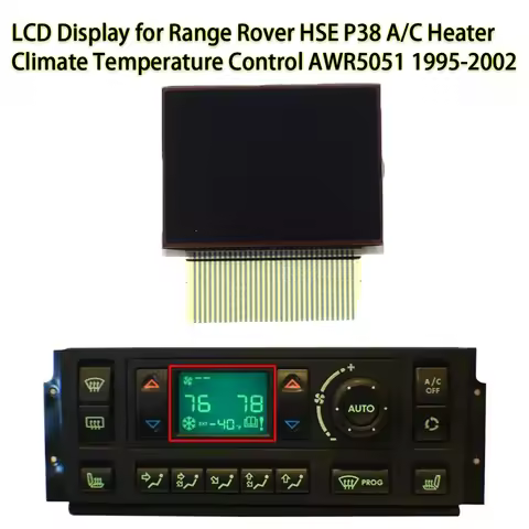 Dashboard LCD Display Screen for Range Rover HSE P38 A/C Heater Climate Temperature Control AWR5051 