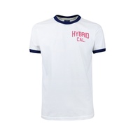 Hybrid T-shirt Men  ไฮบริดเสื้อยืดชาย สีขาว(White) MTS-1394-WH