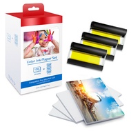 Phomemo KP 108IN Compatible with Canon KP-108IN KP108 Ink Paper Set 3 Color Ink Cartridges 108 Photo Paper Sheets 4 x 6 inch(100 x148mm) for Canon Selphy CP Series CP1500 CP1300 CP1200 CP910 CP900 CP800 CP760 CP770 CP780 Photo Printer