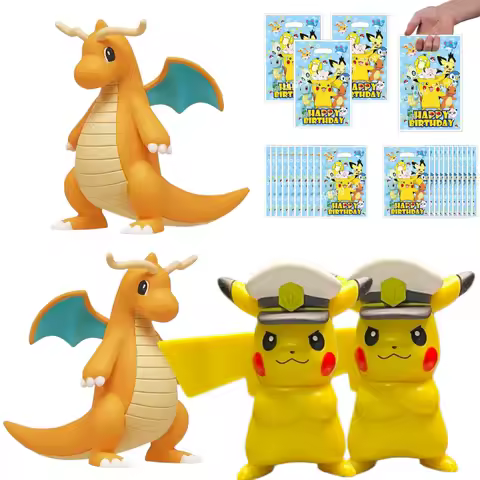 Pokemon Figures Pokemon Gift Bag Pikachu Birthday Gift Bag Pikachu Candy Bag Packaging Kids Party Fa