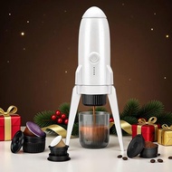 3 in 1 Portable Electric Espresso Machine on The Go with Detachable Coffee Stand, Car Coffee Maker S