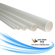 1m UPVC Hydroponic Pipe / Pipe Air Putih / UPVC Pipe White