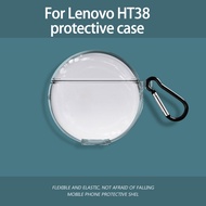 TPU Clear For Lenovo HT38 Protective Case Bluetooth Headset CaseTransparent Soft Shell Charging Box 