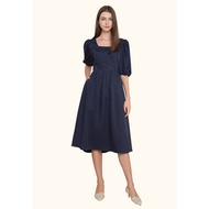 Lzzie Aviva Dress - Navy and White