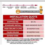 Fan Light Installation Service