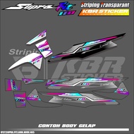 HONDA SUPRA FIT MOTORCYCLE STRIPING STICKERS NEW SUPRA FITHONDA - SIMPLE LIST OF RACING DESIGN VARIA