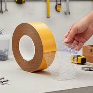 One Piece Rug Tape 5m x 3cm x 0.3mm Double-Sided Waterproof Adhesive for Carpets & Fabrics Pita Pele