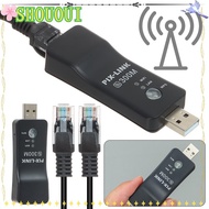 SHOUOUI Wireless LAN Adapter Black RJ-45 300M Smart TV LAN Adapter for  Smart TV 3Q