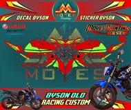 Decal Yamaha Byson Lama - Sticker Motor Byson Old Racing Custom
