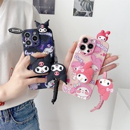 Kuromi Casing Samsung Galaxy S6 S6 edge S6 edge Plus S7 S7 edge S8 S8 Plus Phone Case Cartoon Melody
