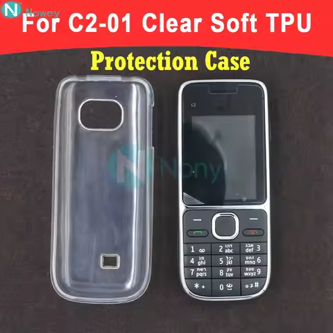 Nowey C2-01 Case For Nokia C2-01 Mobile Phone Clear Soft TPU Back Case Protection Cover