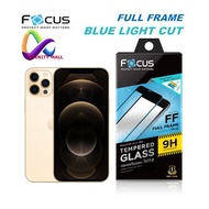 ฟิล์มกระจก iPhone เต็มจอ ถนอมสายตา โฟกัส Focus Blue light cut iphone iPhone 15 pro max / 15 plus / 14 pro max / 13 pro max / 13 pro / 13 / 12 Pro max / 12 Pro / 12 / 12 mini full frame tempered glass ฟิล์ม