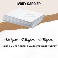 IVORY CARD ART CARD A4 size 100pcs