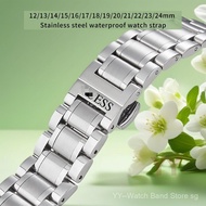 12/13/14/15/16/17/18/19/20/21/22/23/24mm Solid Steel Watch Band for GU ESS W0247G3 W0040G3 Model Sli
