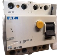 EATON RCCB/ELCB 63A 4P 30mA (0.03A) (Previously known as MEM)