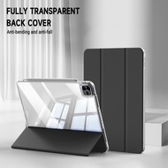 Tri-fold Clear Case For Samsung Tab S9 S10 FE A9 S9 FE S7 S8 Plus A8 A9 S6 Lite P610 P615 P619 P620 