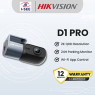 Hikvision D1 Pro Dashcam & Car camera 2K QHD | F1.55 Night Vision | Wi-Fi App | HDR | 24H Parking Mo