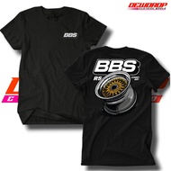 DEWDROP BBS RIM T-SHIRT | BBS CAR RIM T-SHIRT | AUTOMOTIVE RACING DISTRO T-SHIRTS