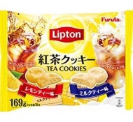 Furuta - F18147 古田 Lipton 2 味紅茶(檸檬茶 / 奶茶)曲奇 169g