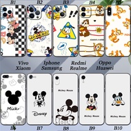 Mickey Mouse Cartoon Apple iPhone 6 6S 7 8 SE PLUS X XS Silicone Soft Cover Camera Protection Phone Case