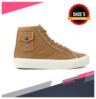 Sepatu Sneakers Boots Pria Casual Harvey Brown Premium