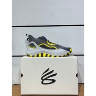 [Under Armour] Men's Basketball Shoes CURRY 3Z 24 Gray Blue/Yellow 3027626-044