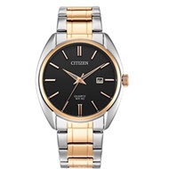 Citizen BI5104-57E  BI5104 BI5104 57E Quartz Black Analog Two-Tone Rose Gold Men's Casual Watch