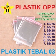 TERBAIK PLASTIK OPP 30X40 - OPP 28X38 - OPP 25X35 - OPP 25X30 -