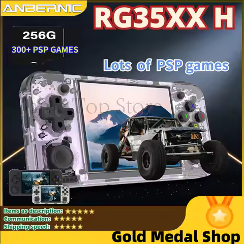RG35XX H Handheld Game Console Built in 10000+/5000+Games 3.5Inch IPS Screen Linux System H700 64G/1