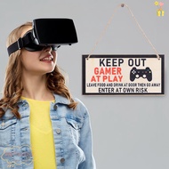 PREVALENT Gaming Room Sign Wood Plaque Game Ornaments Funny Gifts Novelty I'm Gamer