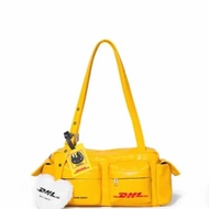 Korean Niche samoondoh & DHL Joint Locomotive Saddle Bag Postman Punk Style Female Bag