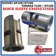 Suzuki GT100/GP100/Yamaha Y100 Sport/ DT100 Engine Cylinder Liner Sleeve Engine Block Tukir Sarung M