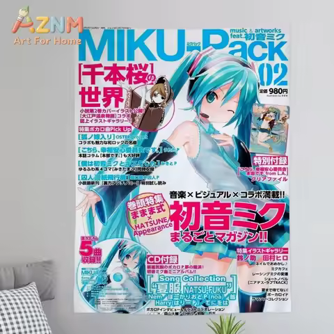 1pcs Anime H-Hatsunes M-MikU Bohemian Wall Tapestries Mandala Wall Art Home Decor