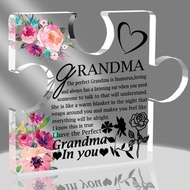 Acrylic plaque  the logo "I have the Perfect Grandma In you" a birthday gift for Grandma a Christmas