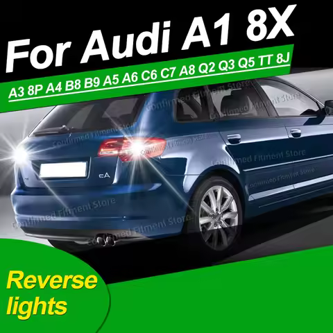 2PCS Superior LED T15 W16W Canbus Reverse lights 4014SMD For Audi A1 8X A3 8P A4 B8 B9 A5 A6 C6 C7 A