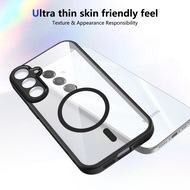 Samsung A34 5G Case Frosted Transparent Magnetic Casing For Samsung Galaxy A34 5G Phone Case