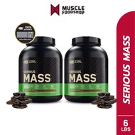 [เซ็ตคู่] Optimum Nutrition Serious Mass Protein Weight Gainer 6 Lbs