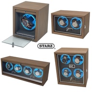 [ STARZ ]  5 Models -  Led Wooden Watch Winders / Automatic Mechanical Winding Watch Winder