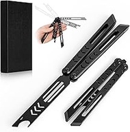 Balisong Trainer Bottle Opener With 6061 Integrated Aluminum Handle - Stainless Steel Bottle Opener