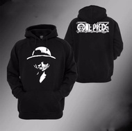 Jaket Anime One Piece Monkey D. Luffy Topi Jerami Logo Hoodie Terbaru Jumbo