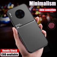 For Huawei Mate 30 Pro LIO-L29 L09 N29 Slim Fit Minimalist Skin-sensation Leather Veneering Case wit