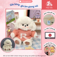 [DIY-Handmade recording]B Bichon Frize dog material Set DIY Voice Recording- Golden Dog, Handmade Gi