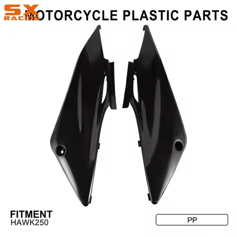 Plastic Front Side Cover Kit Set For Hawk250 Hawk 250 PP Enduro Dirt Bike Motocross Left Right Side 