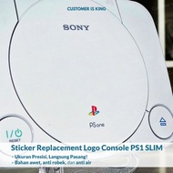 Logo Sticker Replacement Playstation 1 SLIM Console PS1 Accessories Console | (BUY 10 GET 1 FREE)