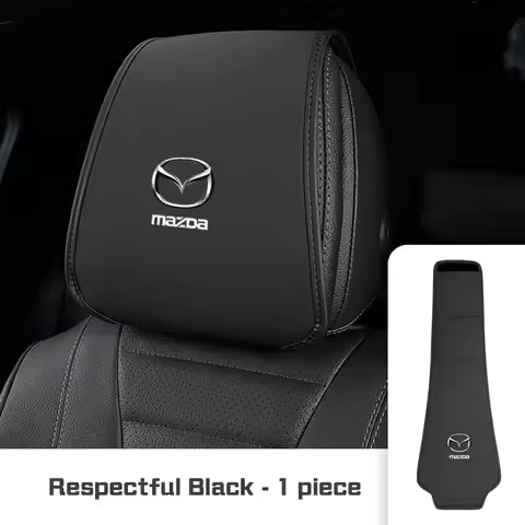 For Mazda 2 3 6 CX3 CX-3 CX5 CX7 CX9 CX8 MX5 CX30 Car Seat Headrest Protective Cover Car Styling Mic
