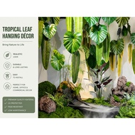 Big leaf artificial leaf decoration fake leaves hanging leaves artificial plante decoration landscap