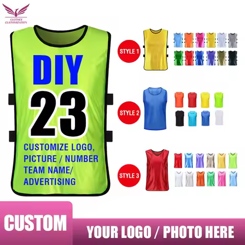 Custom logo Company party Vest soccer Team group clothes vest work vest Individual Men Women Vest pe