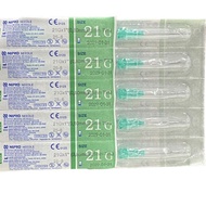 NIPRO NEEDLE 21G X 1in (25mm) 1PC ONLY